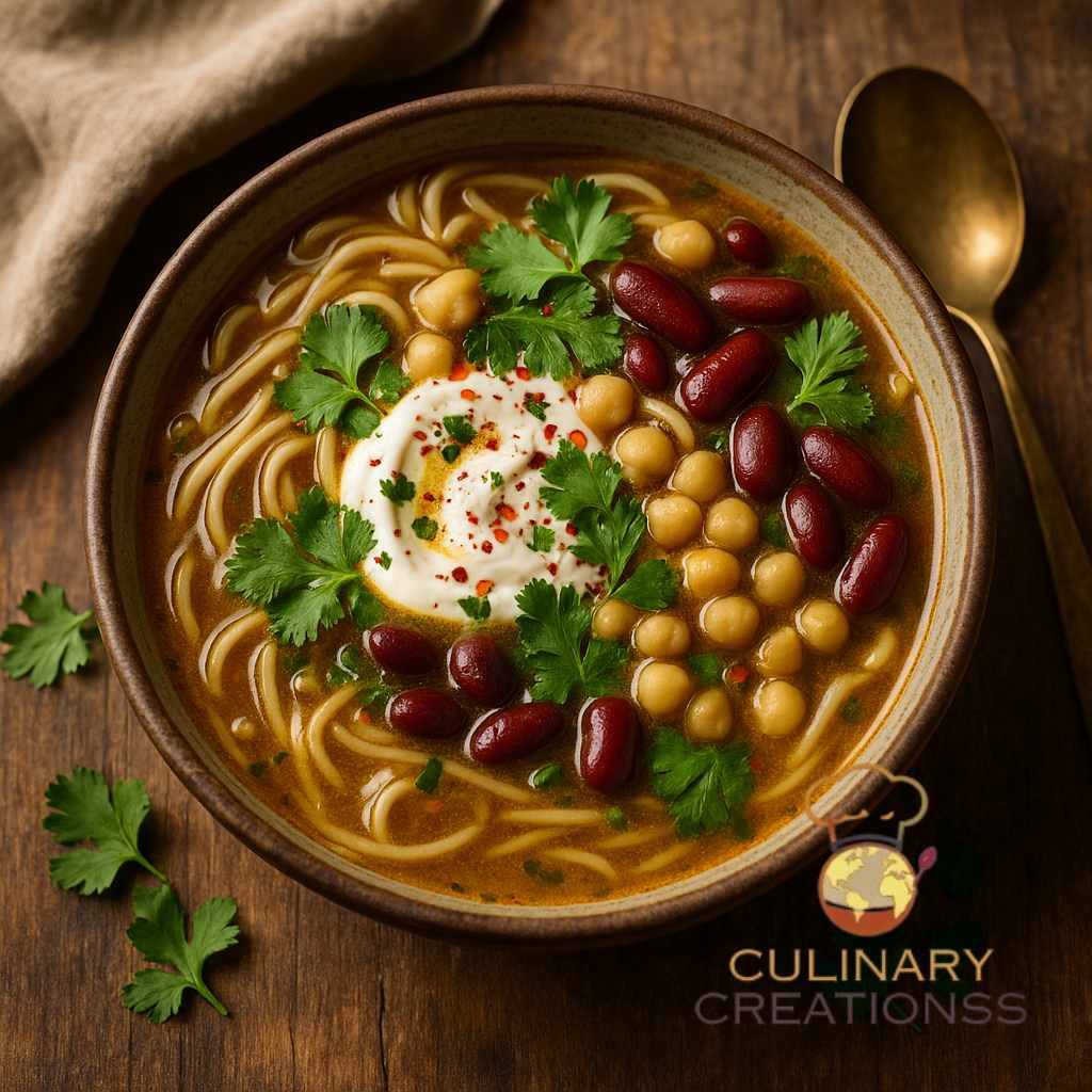 Chicken Soup Recipe: Afghan Aush Noodle Delight – Try It
